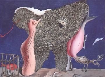 Mujer Simbiótica Animal Salvador Dali Pinturas al óleo